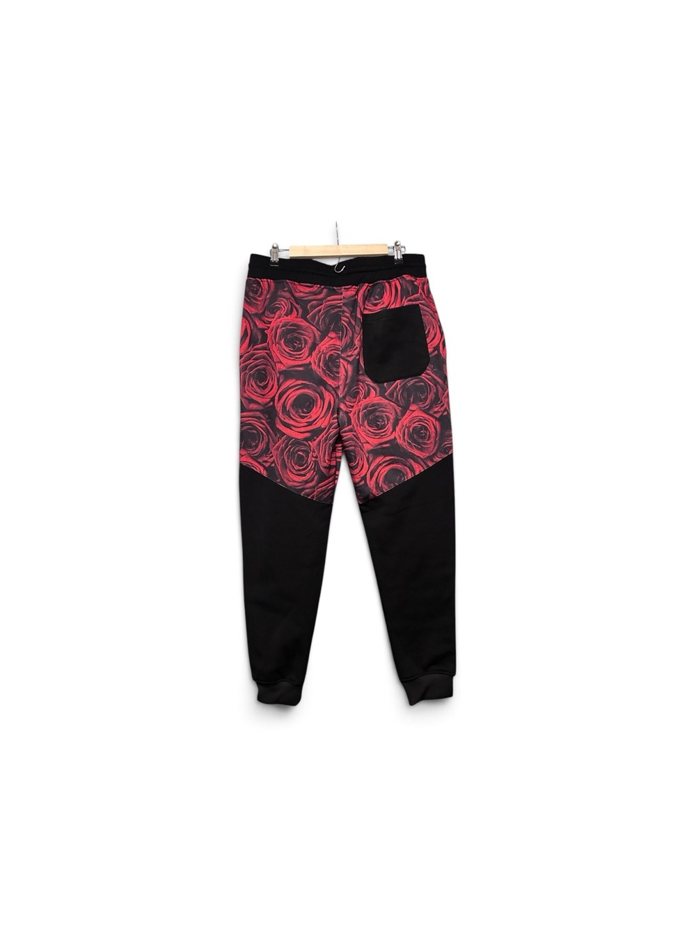 NBA Red & Black Chicago Bulls Rose-Print Joggers - Picture 2 of 4
